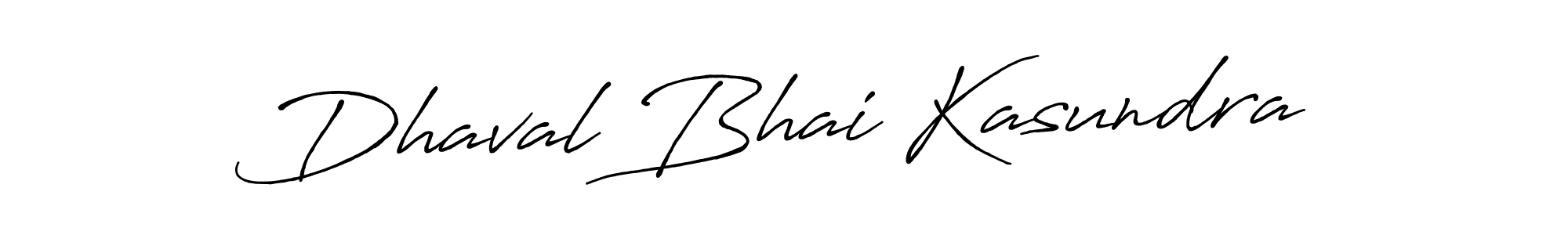 Create a beautiful signature design for name Dhaval Bhai Kasundra. With this signature (Antro_Vectra_Bolder) fonts, you can make a handwritten signature for free. Dhaval Bhai Kasundra signature style 7 images and pictures png