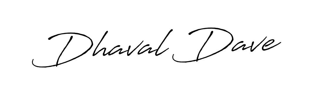 Design your own signature with our free online signature maker. With this signature software, you can create a handwritten (Antro_Vectra_Bolder) signature for name Dhaval Dave. Dhaval Dave signature style 7 images and pictures png