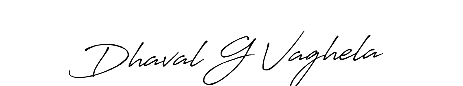 Also You can easily find your signature by using the search form. We will create Dhaval G Vaghela name handwritten signature images for you free of cost using Antro_Vectra_Bolder sign style. Dhaval G Vaghela signature style 7 images and pictures png