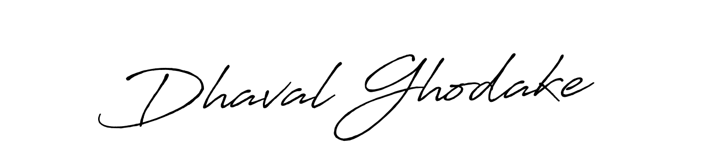 How to make Dhaval Ghodake signature? Antro_Vectra_Bolder is a professional autograph style. Create handwritten signature for Dhaval Ghodake name. Dhaval Ghodake signature style 7 images and pictures png