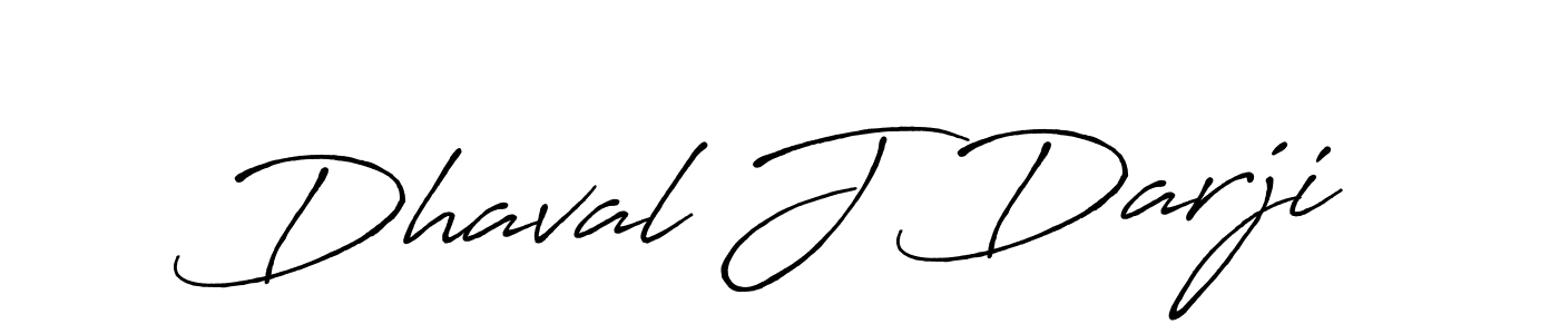 How to make Dhaval J Darji signature? Antro_Vectra_Bolder is a professional autograph style. Create handwritten signature for Dhaval J Darji name. Dhaval J Darji signature style 7 images and pictures png