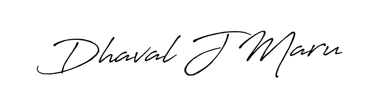 How to make Dhaval J Maru signature? Antro_Vectra_Bolder is a professional autograph style. Create handwritten signature for Dhaval J Maru name. Dhaval J Maru signature style 7 images and pictures png