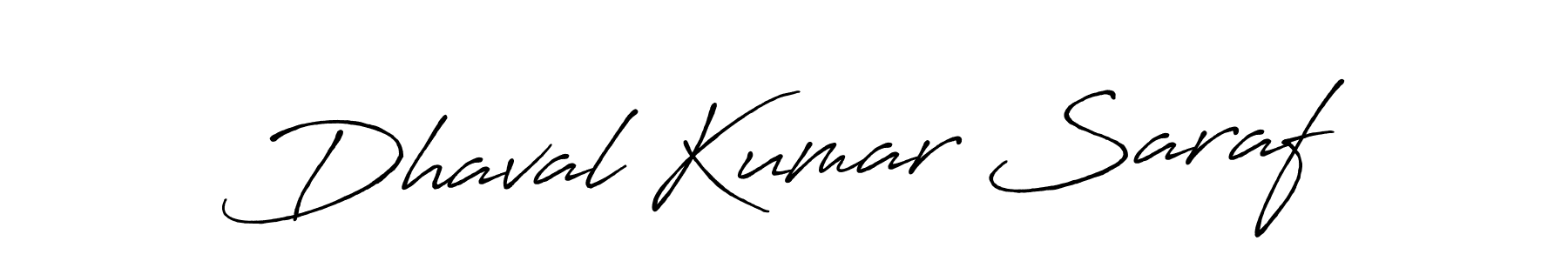 How to make Dhaval Kumar Saraf signature? Antro_Vectra_Bolder is a professional autograph style. Create handwritten signature for Dhaval Kumar Saraf name. Dhaval Kumar Saraf signature style 7 images and pictures png