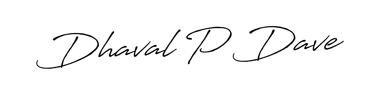 The best way (Antro_Vectra_Bolder) to make a short signature is to pick only two or three words in your name. The name Dhaval P Dave include a total of six letters. For converting this name. Dhaval P Dave signature style 7 images and pictures png