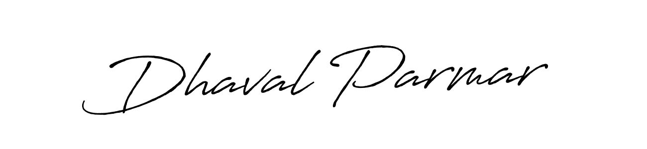 It looks lik you need a new signature style for name Dhaval Parmar. Design unique handwritten (Antro_Vectra_Bolder) signature with our free signature maker in just a few clicks. Dhaval Parmar signature style 7 images and pictures png