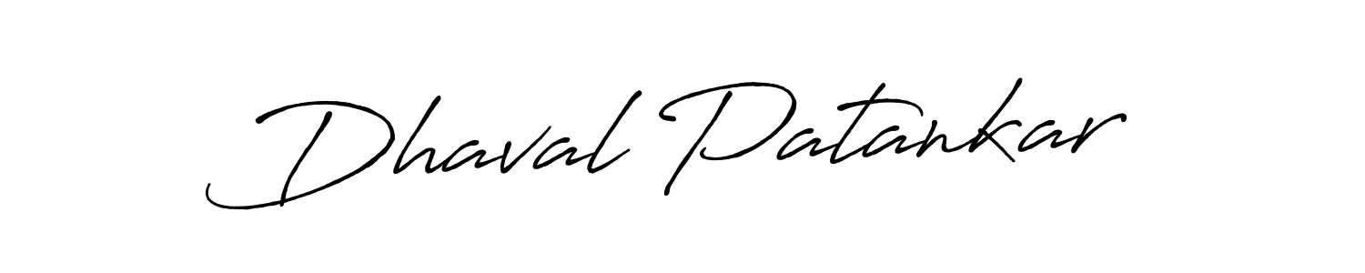 How to Draw Dhaval Patankar signature style? Antro_Vectra_Bolder is a latest design signature styles for name Dhaval Patankar. Dhaval Patankar signature style 7 images and pictures png