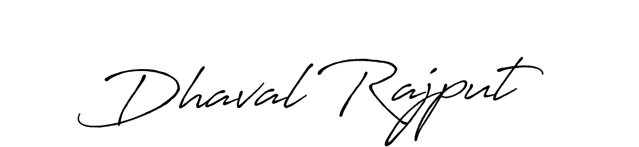 It looks lik you need a new signature style for name Dhaval Rajput. Design unique handwritten (Antro_Vectra_Bolder) signature with our free signature maker in just a few clicks. Dhaval Rajput signature style 7 images and pictures png