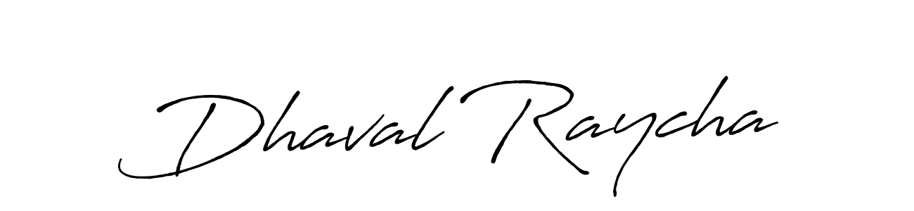 How to make Dhaval Raycha signature? Antro_Vectra_Bolder is a professional autograph style. Create handwritten signature for Dhaval Raycha name. Dhaval Raycha signature style 7 images and pictures png
