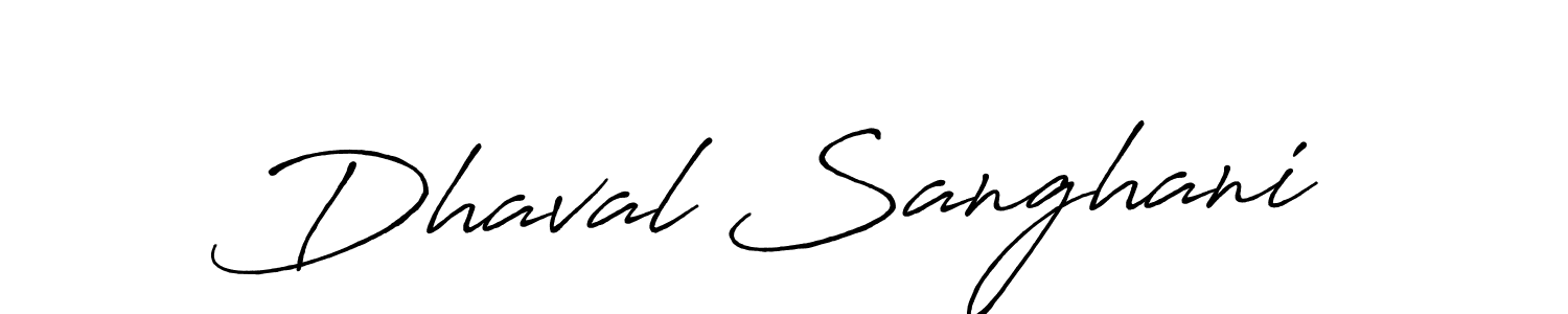 The best way (Antro_Vectra_Bolder) to make a short signature is to pick only two or three words in your name. The name Dhaval Sanghani include a total of six letters. For converting this name. Dhaval Sanghani signature style 7 images and pictures png