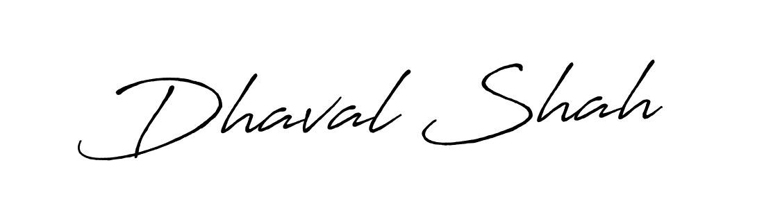 Create a beautiful signature design for name Dhaval Shah. With this signature (Antro_Vectra_Bolder) fonts, you can make a handwritten signature for free. Dhaval Shah signature style 7 images and pictures png