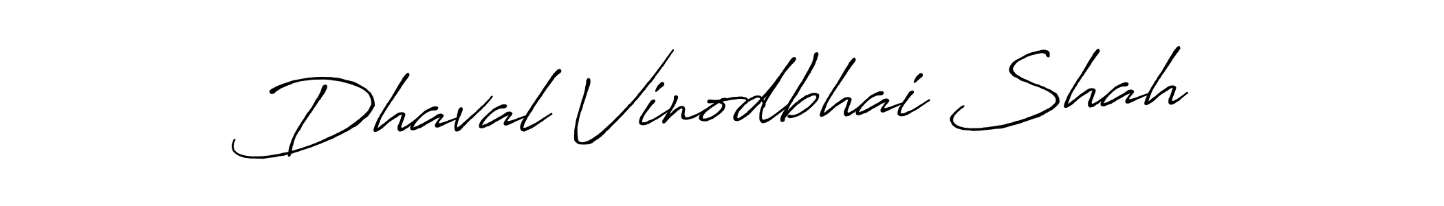 Use a signature maker to create a handwritten signature online. With this signature software, you can design (Antro_Vectra_Bolder) your own signature for name Dhaval Vinodbhai Shah. Dhaval Vinodbhai Shah signature style 7 images and pictures png