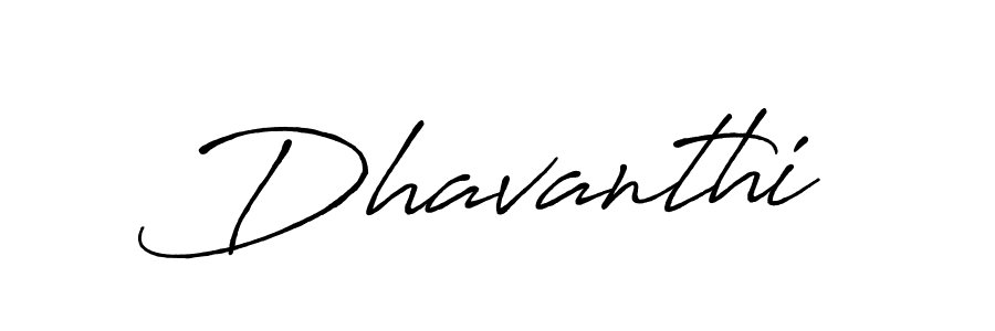 Dhavanthi stylish signature style. Best Handwritten Sign (Antro_Vectra_Bolder) for my name. Handwritten Signature Collection Ideas for my name Dhavanthi. Dhavanthi signature style 7 images and pictures png