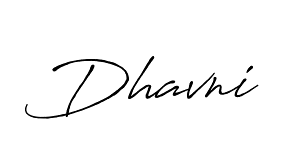 Dhavni stylish signature style. Best Handwritten Sign (Antro_Vectra_Bolder) for my name. Handwritten Signature Collection Ideas for my name Dhavni. Dhavni signature style 7 images and pictures png