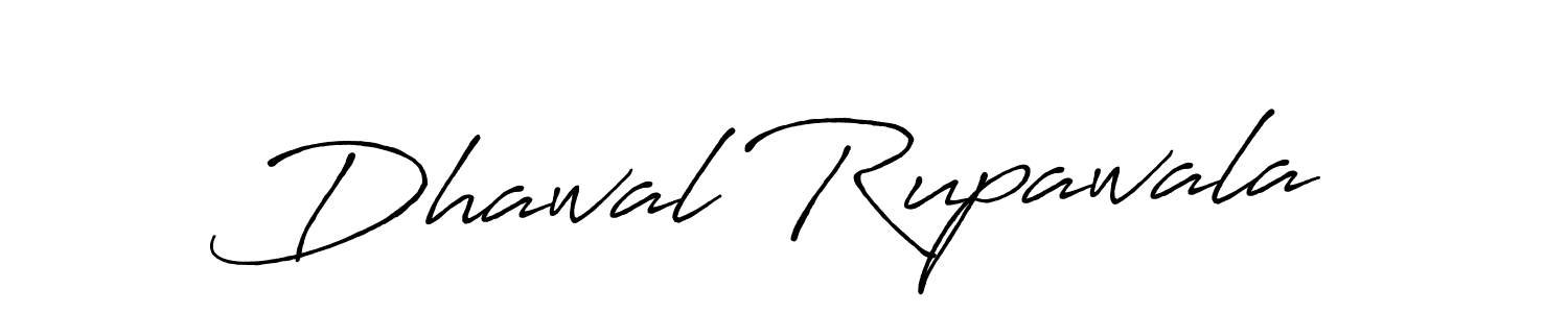 How to make Dhawal Rupawala signature? Antro_Vectra_Bolder is a professional autograph style. Create handwritten signature for Dhawal Rupawala name. Dhawal Rupawala signature style 7 images and pictures png