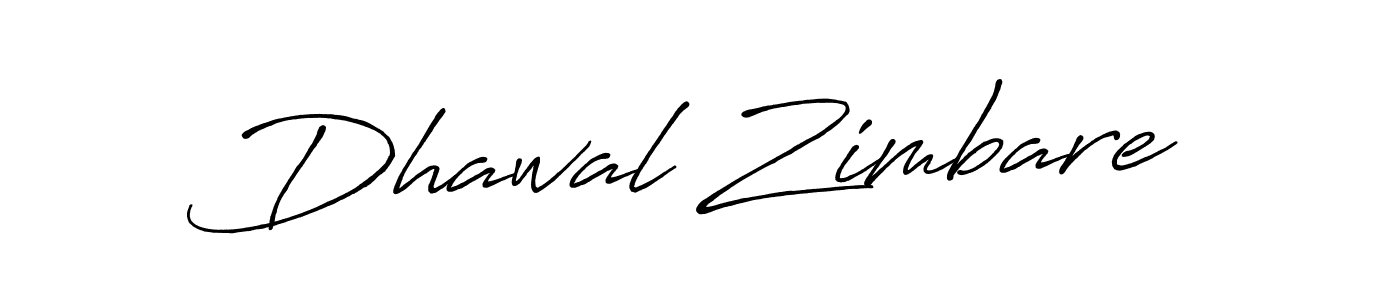 Also You can easily find your signature by using the search form. We will create Dhawal Zimbare name handwritten signature images for you free of cost using Antro_Vectra_Bolder sign style. Dhawal Zimbare signature style 7 images and pictures png