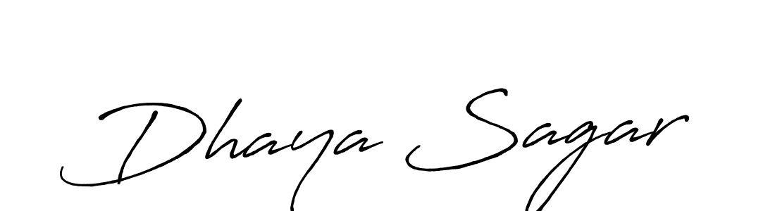 Also You can easily find your signature by using the search form. We will create Dhaya Sagar name handwritten signature images for you free of cost using Antro_Vectra_Bolder sign style. Dhaya Sagar signature style 7 images and pictures png