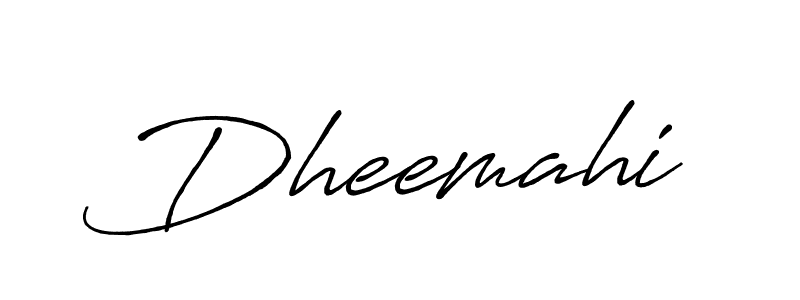 Dheemahi stylish signature style. Best Handwritten Sign (Antro_Vectra_Bolder) for my name. Handwritten Signature Collection Ideas for my name Dheemahi. Dheemahi signature style 7 images and pictures png