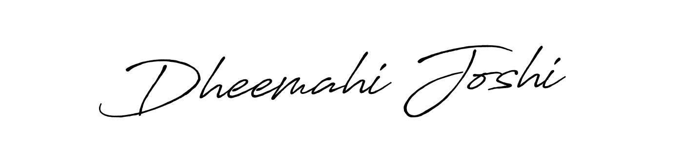 Use a signature maker to create a handwritten signature online. With this signature software, you can design (Antro_Vectra_Bolder) your own signature for name Dheemahi Joshi. Dheemahi Joshi signature style 7 images and pictures png