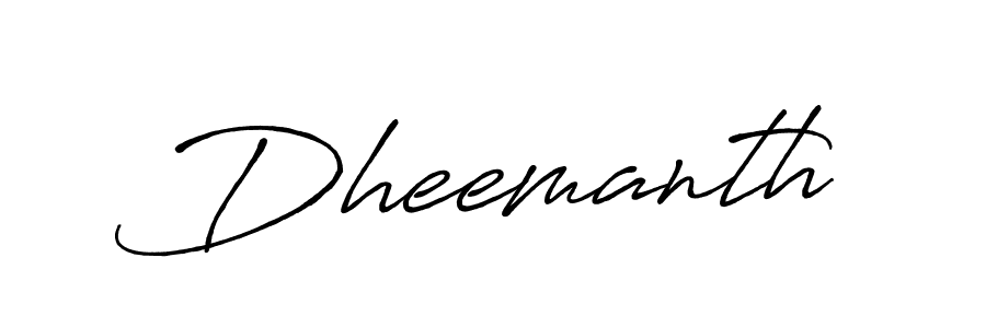 It looks lik you need a new signature style for name Dheemanth. Design unique handwritten (Antro_Vectra_Bolder) signature with our free signature maker in just a few clicks. Dheemanth signature style 7 images and pictures png