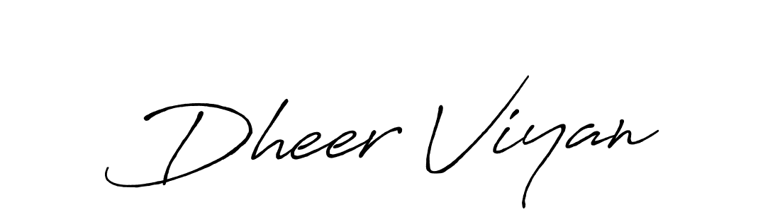 Similarly Antro_Vectra_Bolder is the best handwritten signature design. Signature creator online .You can use it as an online autograph creator for name Dheer Viyan. Dheer Viyan signature style 7 images and pictures png