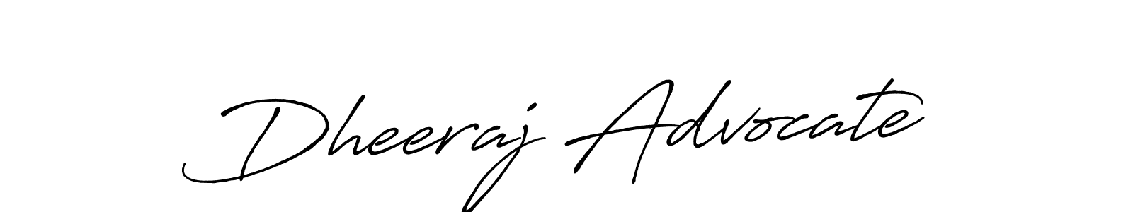 How to Draw Dheeraj Advocate signature style? Antro_Vectra_Bolder is a latest design signature styles for name Dheeraj Advocate. Dheeraj Advocate signature style 7 images and pictures png