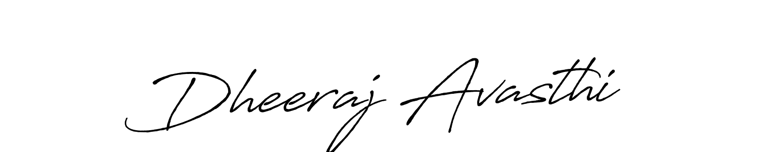 It looks lik you need a new signature style for name Dheeraj Avasthi. Design unique handwritten (Antro_Vectra_Bolder) signature with our free signature maker in just a few clicks. Dheeraj Avasthi signature style 7 images and pictures png