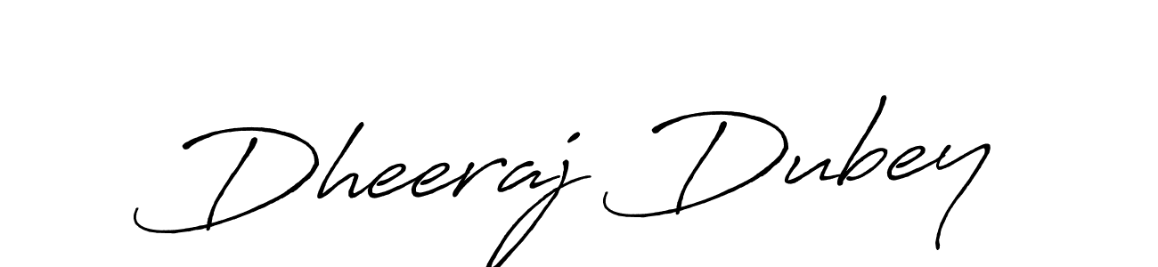 How to make Dheeraj Dubey signature? Antro_Vectra_Bolder is a professional autograph style. Create handwritten signature for Dheeraj Dubey name. Dheeraj Dubey signature style 7 images and pictures png