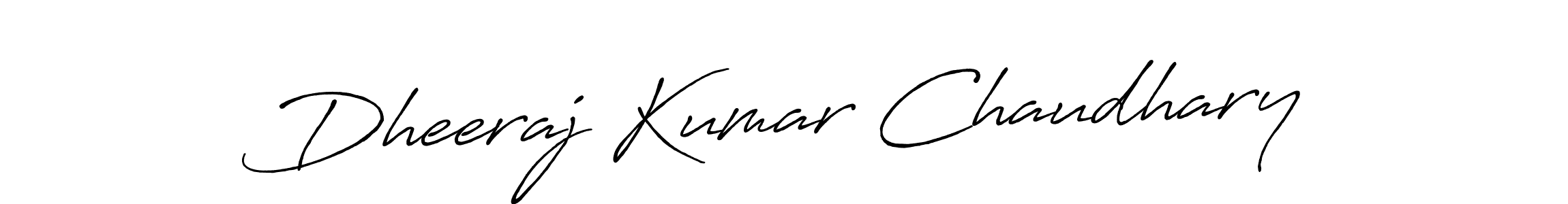 Design your own signature with our free online signature maker. With this signature software, you can create a handwritten (Antro_Vectra_Bolder) signature for name Dheeraj Kumar Chaudhary. Dheeraj Kumar Chaudhary signature style 7 images and pictures png