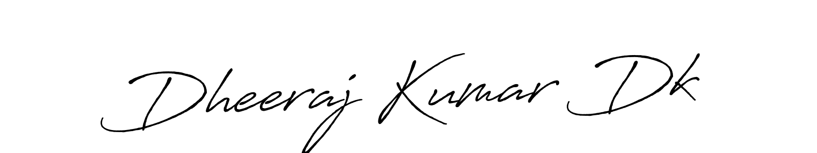 You should practise on your own different ways (Antro_Vectra_Bolder) to write your name (Dheeraj Kumar Dk) in signature. don't let someone else do it for you. Dheeraj Kumar Dk signature style 7 images and pictures png