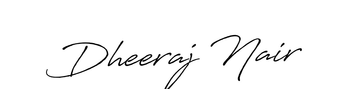 You should practise on your own different ways (Antro_Vectra_Bolder) to write your name (Dheeraj Nair) in signature. don't let someone else do it for you. Dheeraj Nair signature style 7 images and pictures png