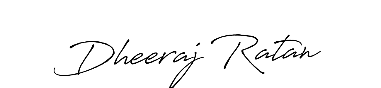 Design your own signature with our free online signature maker. With this signature software, you can create a handwritten (Antro_Vectra_Bolder) signature for name Dheeraj Ratan. Dheeraj Ratan signature style 7 images and pictures png