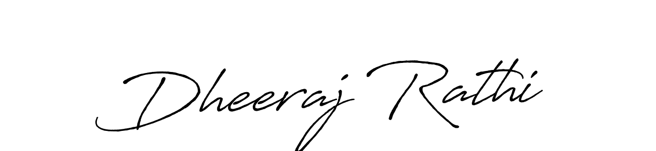 Dheeraj Rathi stylish signature style. Best Handwritten Sign (Antro_Vectra_Bolder) for my name. Handwritten Signature Collection Ideas for my name Dheeraj Rathi. Dheeraj Rathi signature style 7 images and pictures png