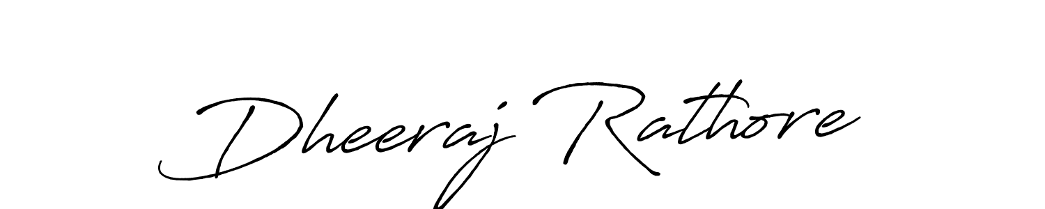 Use a signature maker to create a handwritten signature online. With this signature software, you can design (Antro_Vectra_Bolder) your own signature for name Dheeraj Rathore. Dheeraj Rathore signature style 7 images and pictures png