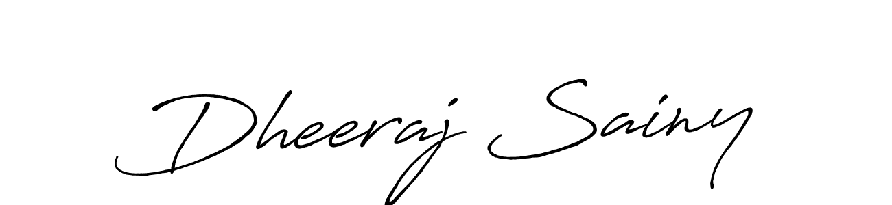 The best way (Antro_Vectra_Bolder) to make a short signature is to pick only two or three words in your name. The name Dheeraj Sainy include a total of six letters. For converting this name. Dheeraj Sainy signature style 7 images and pictures png