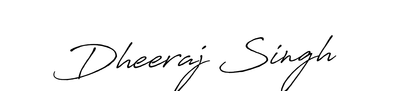 Design your own signature with our free online signature maker. With this signature software, you can create a handwritten (Antro_Vectra_Bolder) signature for name Dheeraj Singh. Dheeraj Singh signature style 7 images and pictures png