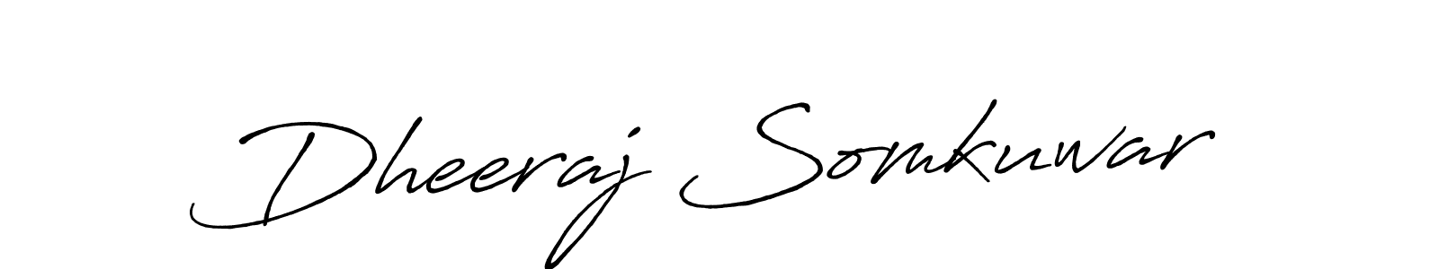 The best way (Antro_Vectra_Bolder) to make a short signature is to pick only two or three words in your name. The name Dheeraj Somkuwar include a total of six letters. For converting this name. Dheeraj Somkuwar signature style 7 images and pictures png