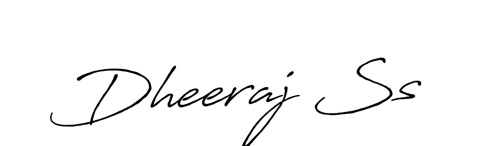 Use a signature maker to create a handwritten signature online. With this signature software, you can design (Antro_Vectra_Bolder) your own signature for name Dheeraj Ss. Dheeraj Ss signature style 7 images and pictures png