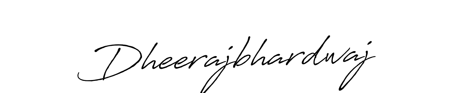 Use a signature maker to create a handwritten signature online. With this signature software, you can design (Antro_Vectra_Bolder) your own signature for name Dheerajbhardwaj. Dheerajbhardwaj signature style 7 images and pictures png