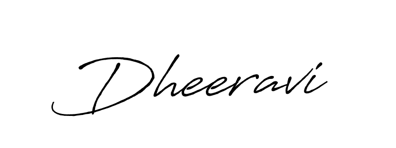 Use a signature maker to create a handwritten signature online. With this signature software, you can design (Antro_Vectra_Bolder) your own signature for name Dheeravi. Dheeravi signature style 7 images and pictures png