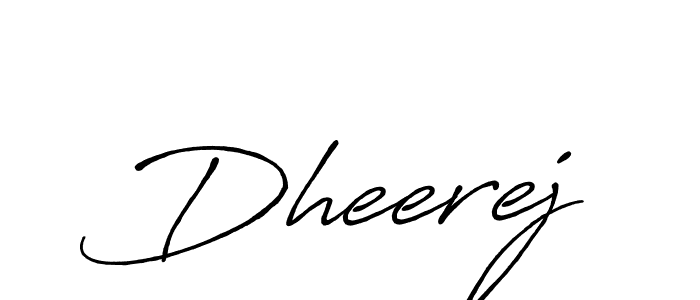 Antro_Vectra_Bolder is a professional signature style that is perfect for those who want to add a touch of class to their signature. It is also a great choice for those who want to make their signature more unique. Get Dheerej name to fancy signature for free. Dheerej signature style 7 images and pictures png