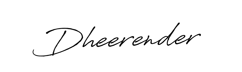 The best way (Antro_Vectra_Bolder) to make a short signature is to pick only two or three words in your name. The name Dheerender include a total of six letters. For converting this name. Dheerender signature style 7 images and pictures png