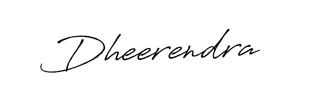 How to make Dheerendra signature? Antro_Vectra_Bolder is a professional autograph style. Create handwritten signature for Dheerendra name. Dheerendra signature style 7 images and pictures png