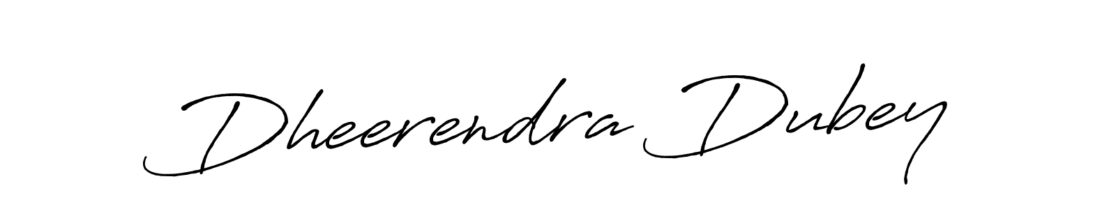 Dheerendra Dubey stylish signature style. Best Handwritten Sign (Antro_Vectra_Bolder) for my name. Handwritten Signature Collection Ideas for my name Dheerendra Dubey. Dheerendra Dubey signature style 7 images and pictures png