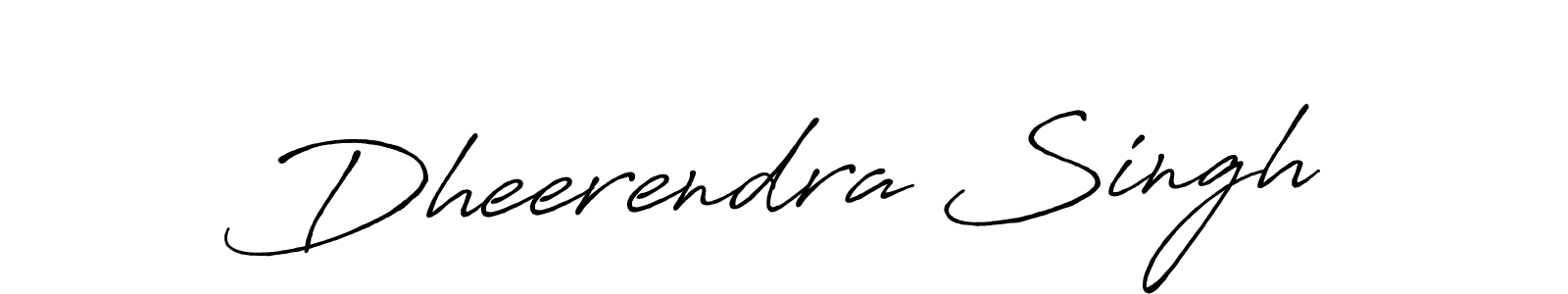 Design your own signature with our free online signature maker. With this signature software, you can create a handwritten (Antro_Vectra_Bolder) signature for name Dheerendra Singh. Dheerendra Singh signature style 7 images and pictures png