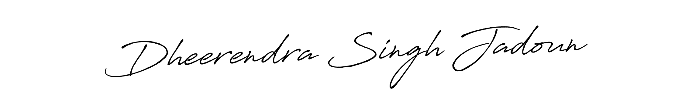 Make a beautiful signature design for name Dheerendra Singh Jadoun. Use this online signature maker to create a handwritten signature for free. Dheerendra Singh Jadoun signature style 7 images and pictures png