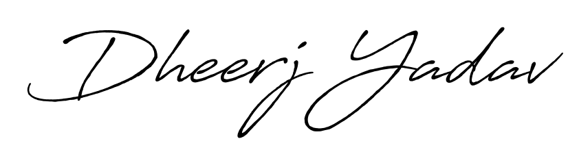 Create an unforgettable impression when signing with Dheerj Yadav name styled in Antro_Vectra_Bolder typography. 100% free online generator. Dheerj Yadav signature style 7 images and pictures png
