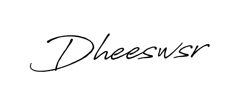 Design your own signature with our free online signature maker. With this signature software, you can create a handwritten (Antro_Vectra_Bolder) signature for name Dheeswsr. Dheeswsr signature style 7 images and pictures png
