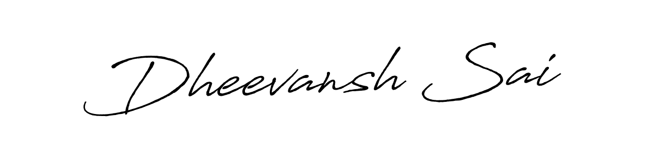 It looks lik you need a new signature style for name Dheevansh Sai. Design unique handwritten (Antro_Vectra_Bolder) signature with our free signature maker in just a few clicks. Dheevansh Sai signature style 7 images and pictures png