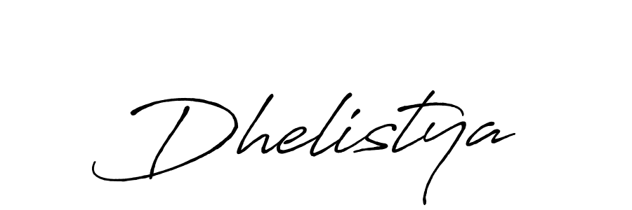 Similarly Antro_Vectra_Bolder is the best handwritten signature design. Signature creator online .You can use it as an online autograph creator for name Dhelistya. Dhelistya signature style 7 images and pictures png