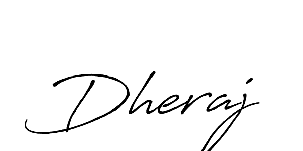 Antro_Vectra_Bolder is a professional signature style that is perfect for those who want to add a touch of class to their signature. It is also a great choice for those who want to make their signature more unique. Get Dheraj name to fancy signature for free. Dheraj signature style 7 images and pictures png